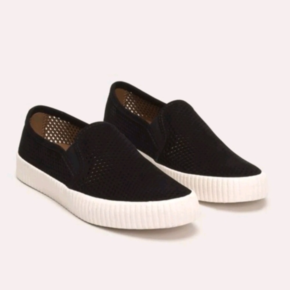 Frye Camille perforated slip ons